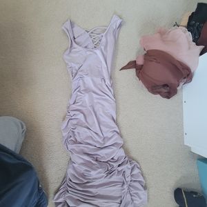 purple sparkley bodycon dress formal